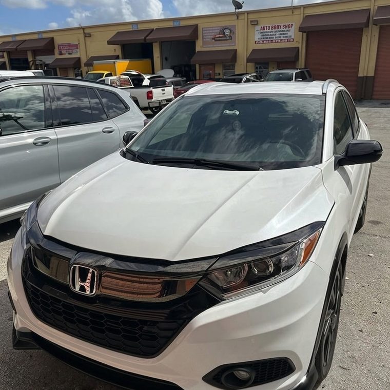 La misma Honda HR-V reparada